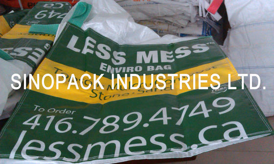 comprare Il pannello di U ha modellato il pannello di FIBC 4 ha stampato la cima completamente aperta dei sacchetti di plastica di BOPP online manufacture