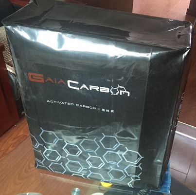comprare Borse di plastica della valvola con stampa ed antiscorrimento neri per nero di carbonio d'imballaggio online manufacture