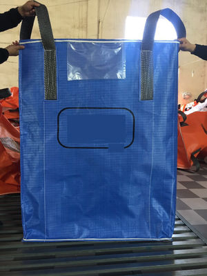 comprare Il blu vaglia - il jumbo grande di consolidamento della circolare tessuto pp della borsa FIBC insacca con il fondo del quadrato online manufacture