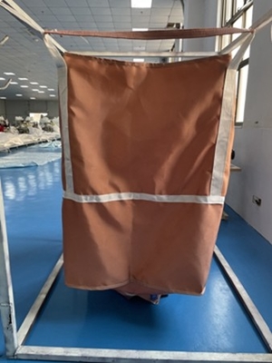 Printed FIBC Big Bag with Labels for Bulk Packaging