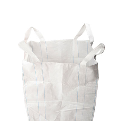 comprare Big Bag FIBC (Flexible Intermediate Bulk Container) per rinfuse con bocca di carico superiore a soffietto, cucitura a doppia catena e colore bianco per il trasporto sicuro di materiali sfusi online manufacture