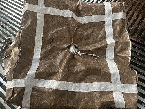 Discharge Bottom Big Bag FIBC with Safety Factor 5:1 and UV Resistant Coating for Heavy Duty Material Handling